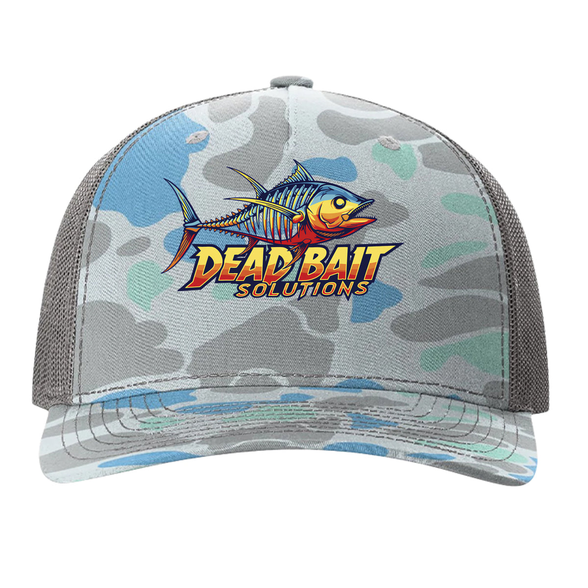 Saltwater Duck Camo/ Charcoal - 112PFP - FRONT